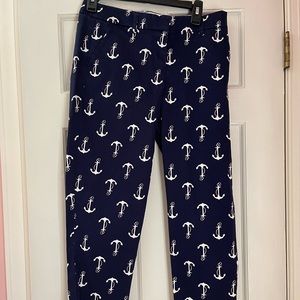 J.Crew Stretch Ladies Nautical Pants Size 2